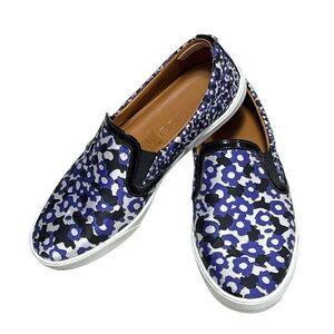 JIMMY CHOO Demi Floral Print Slip On Sneakers